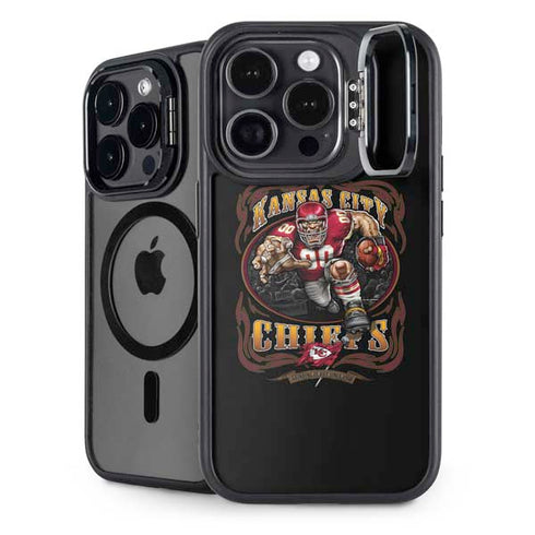 Liquid Blue NFL Kansas City Chiefs Running Back iPhone 16 Pro Kickstand Case